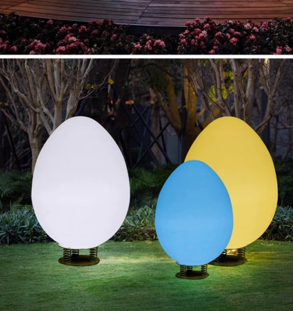 Светильник Яйцо 87х140 питание от АКБ, RGB Светильник Яйцо 87х140 питание от АКБ, RGB