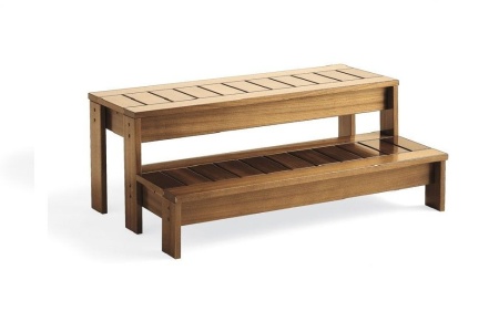 Ступень Jacuzzi двойная (Тик) 116 см